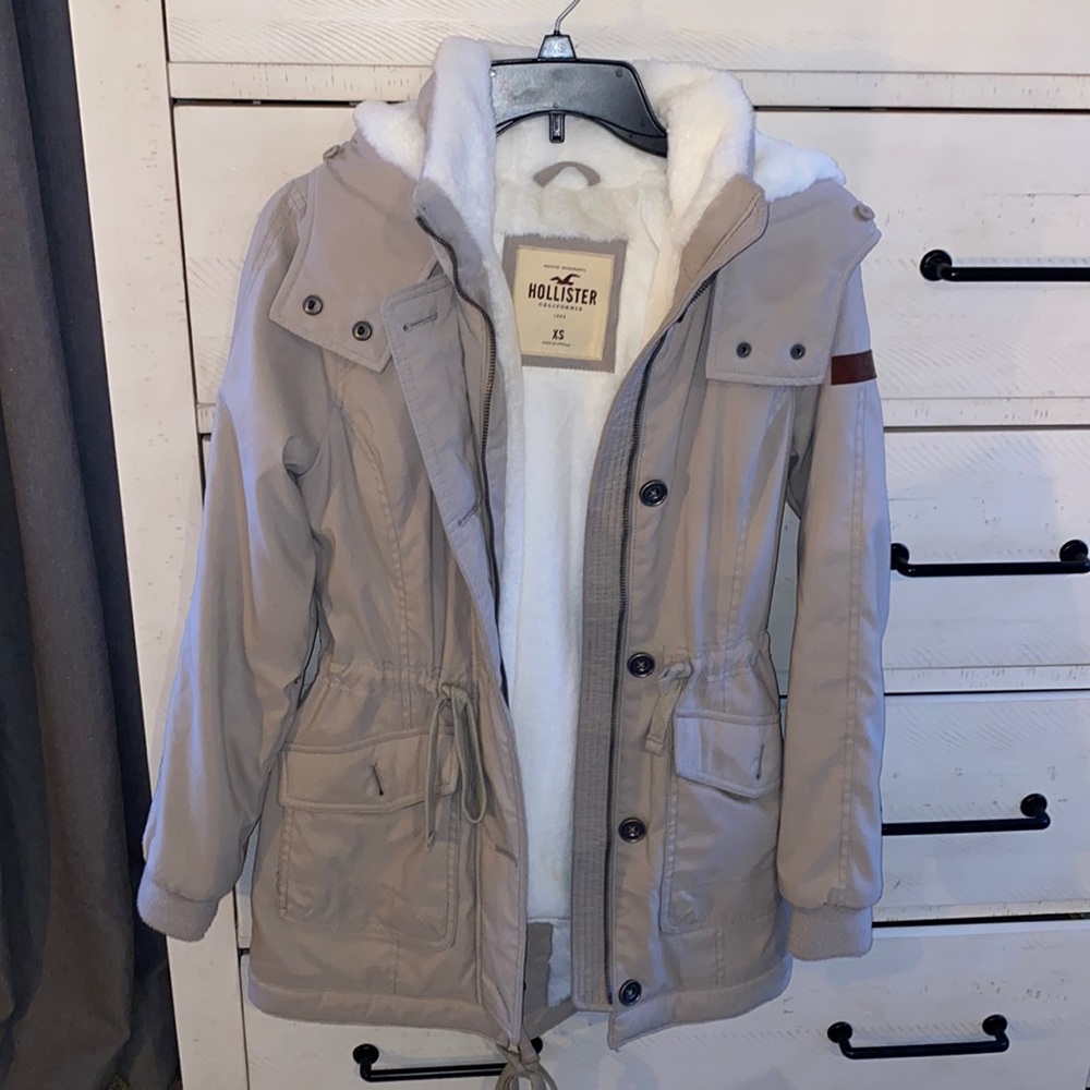Hollister Faux Fur-Lined Parka